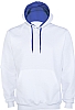 Sudadera Con Capucha Basic Combinada Joylu - Color Blanco/ Nautico